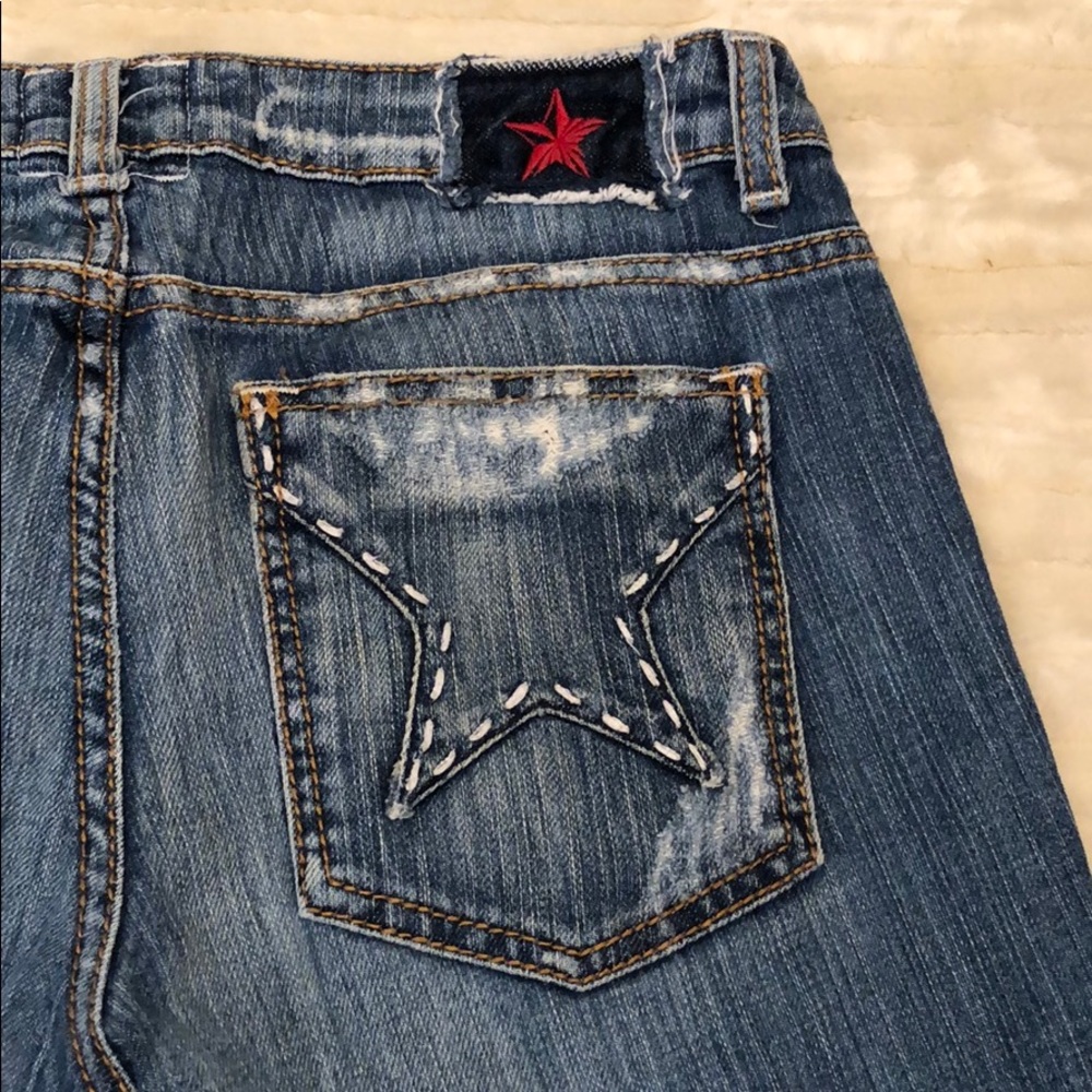 People’s Liberation Bella Flare Jeans with Star